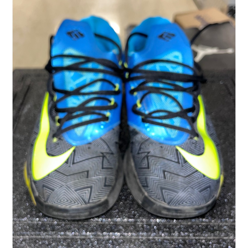 Nike KD 6 Away Black Photo Blue Metallic Silver 599424-004 Mens Size 12